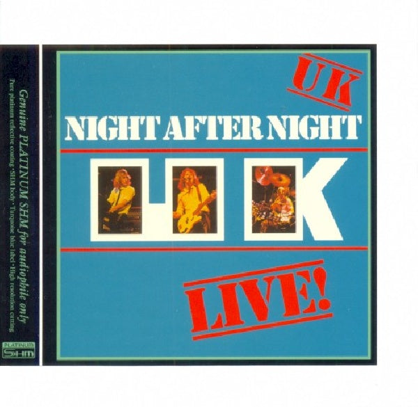 U.k. - Night after night (CD) - Discords.nl