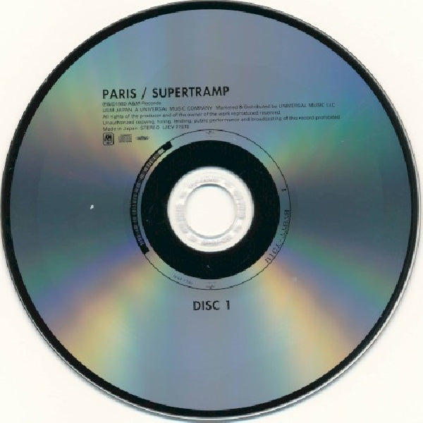 Supertramp - Paris (CD) - Discords.nl