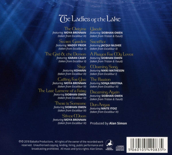 Alan Simon - Excalibur (The Ladies Of The Lake) (CD)