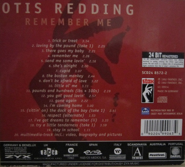 Otis Redding - Remember Me (CD Tweedehands)