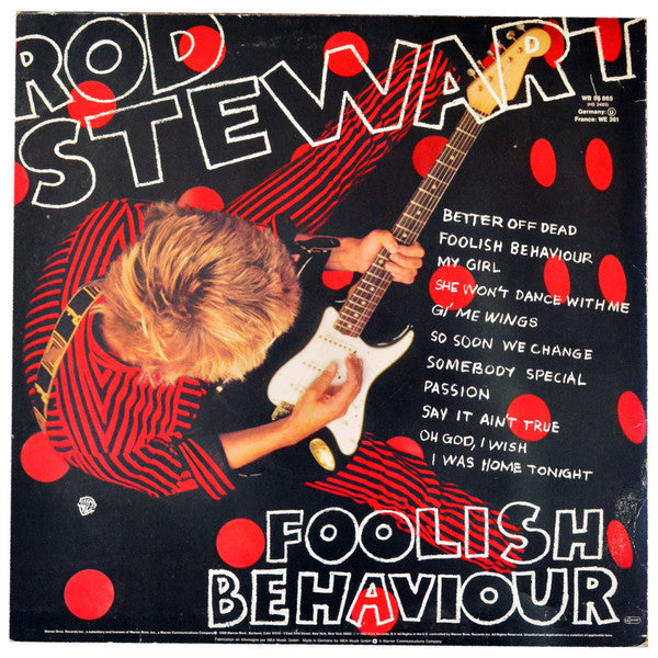 Rod Stewart - Foolish Behaviour (LP Tweedehands) - Discords.nl