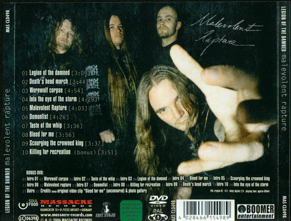 Legion Of The Damned - Malevolent Rapture (CD)