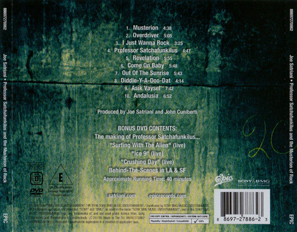 Joe Satriani - Professor Satchafunkilus And The Musterion Of Rock (CD) - Discords.nl