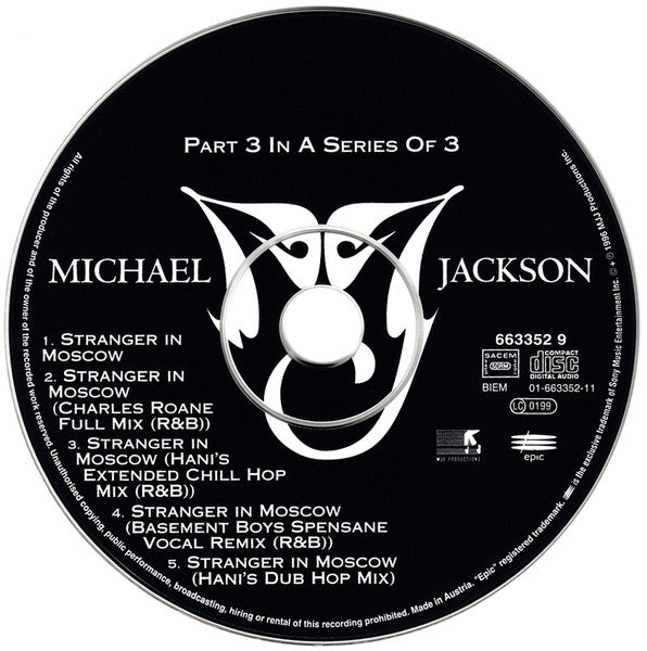 Michael Jackson - Stranger In Moscow (CD Tweedehands)