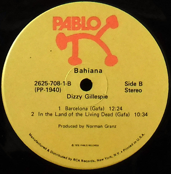 Dizzy Gillespie - Bahiana (LP Tweedehands) - Discords.nl