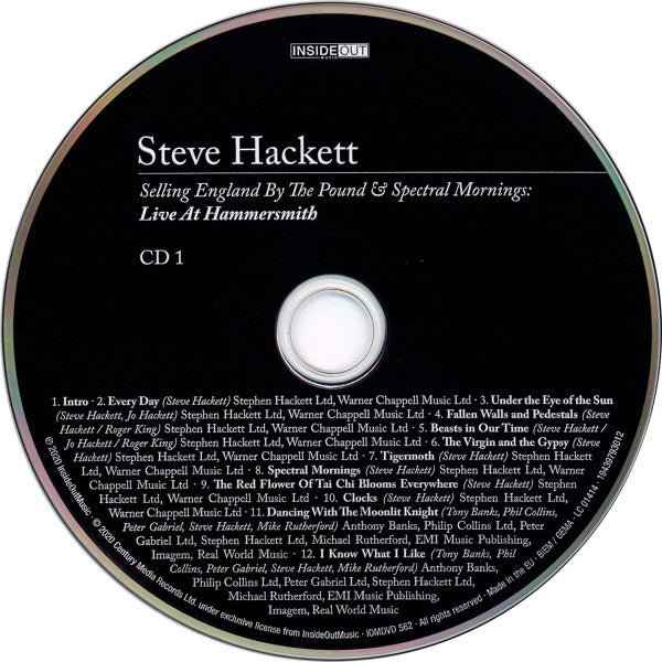 Steve Hackett - Selling England By The Pound & Spectral Mornings: Live At Hammersmith (CD)