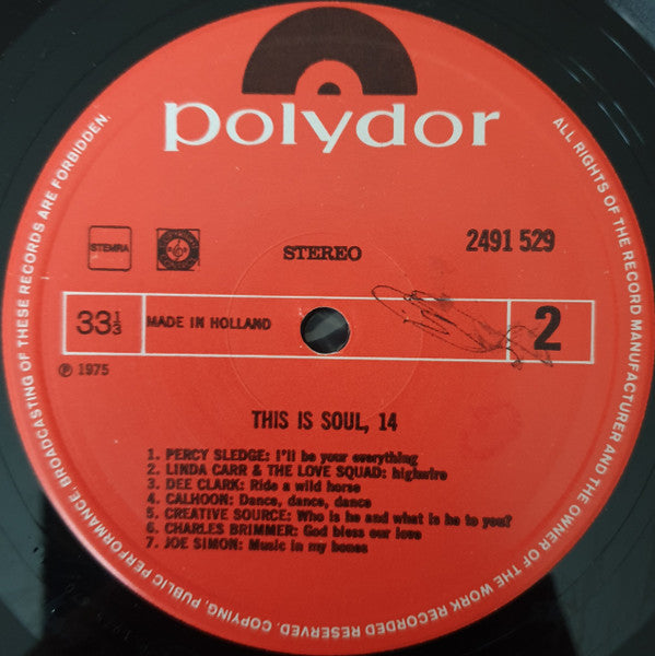 Various - This Is Soul 14 (LP Tweedehands)