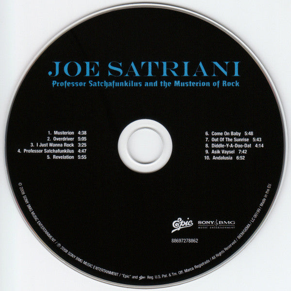 Joe Satriani - Professor Satchafunkilus And The Musterion Of Rock (CD) - Discords.nl
