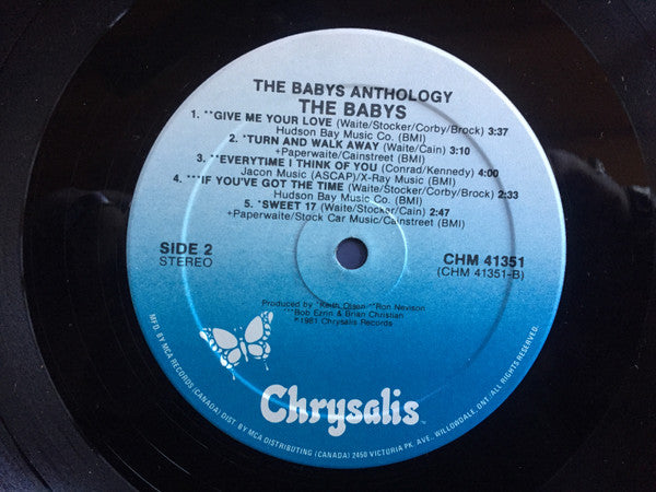 Babys, The - Anthology (LP Tweedehands)