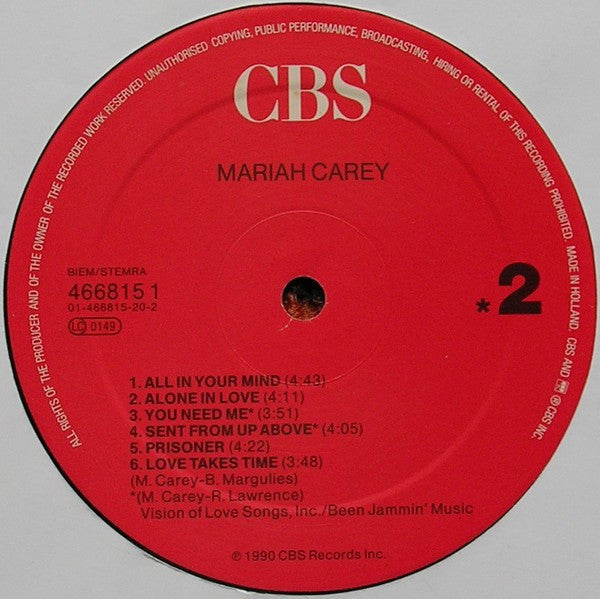 Mariah Carey - Mariah Carey (LP Tweedehands)