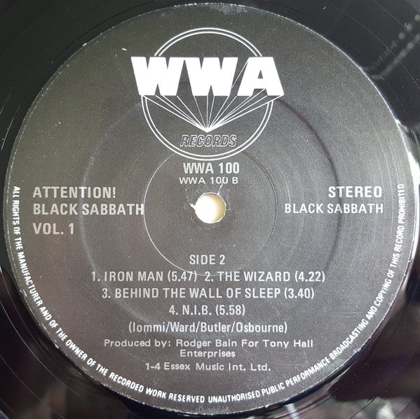 Black Sabbath - Attention! Black Sabbath Volume One (LP Tweedehands)