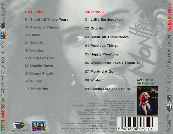 Tori Amos - Live At Montreux 1991 & 1992 (CD) - Discords.nl