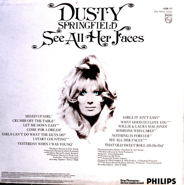 Dusty Springfield - See All Her Faces (LP Tweedehands)