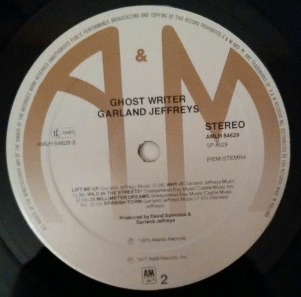 Garland Jeffreys - Ghost Writer (LP Tweedehands)