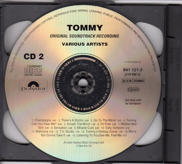 Various - Tommy (Original Soundtrack Recording) (CD)