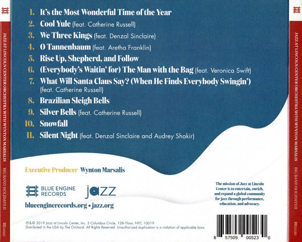 Jazz At Lincoln Center with Wynton Marsalis - Big Band Holidays II (CD)