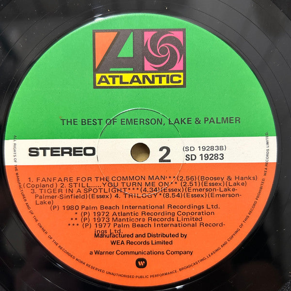 Emerson, Lake & Palmer - The Best Of Emerson Lake & Palmer (LP Tweedehands)