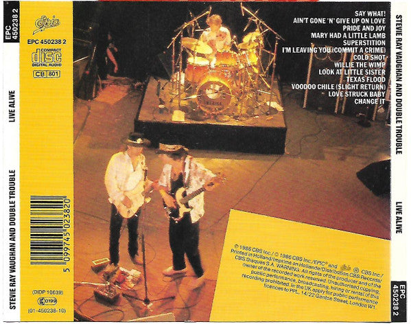 Stevie Ray Vaughan & Double Trouble - Live Alive (CD Tweedehands)