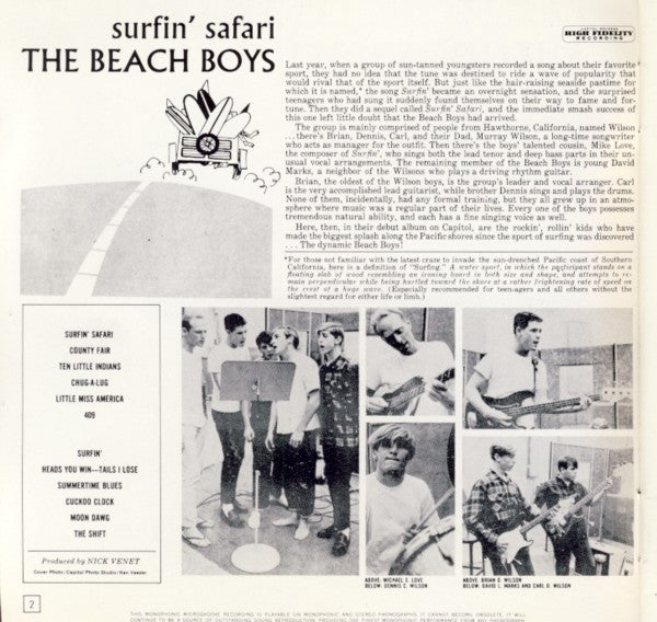 Beach Boys, The - Surfin' Safari & Surfin' USA (CD Tweedehands)