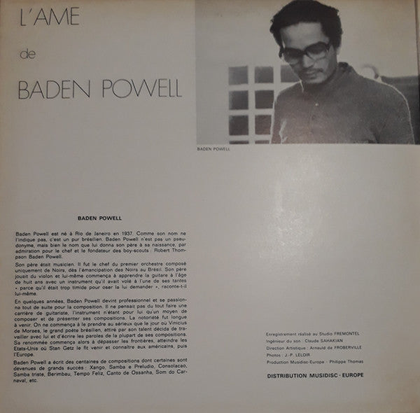 Baden Powell - Vol.1 - L'Âme De Baden Powell (LP Tweedehands)