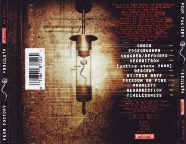 Fear Factory - Obsolete (CD)