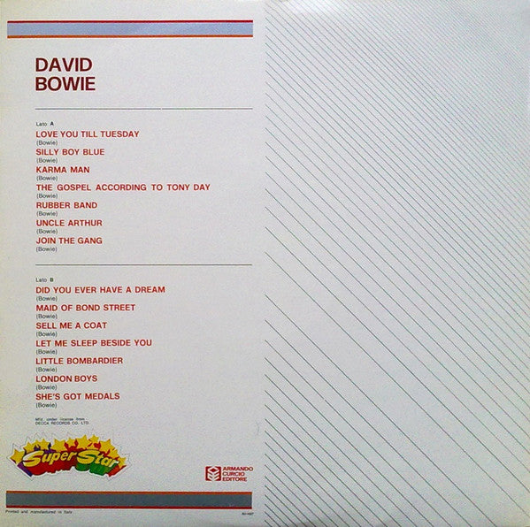 David Bowie - David Bowie (LP Tweedehands)