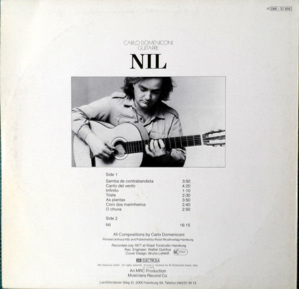 Carlo Domeniconi - Nil (LP Tweedehands)