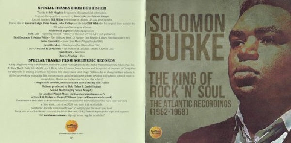 Solomon Burke - King of rock 'n' soul - the atlantic recordings (1962-1968) (CD)