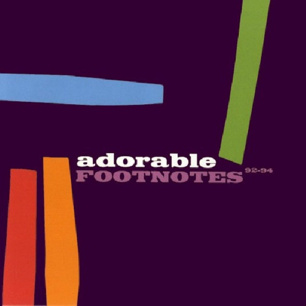 Adorable - Footnotes - best of 92-94 (CD)