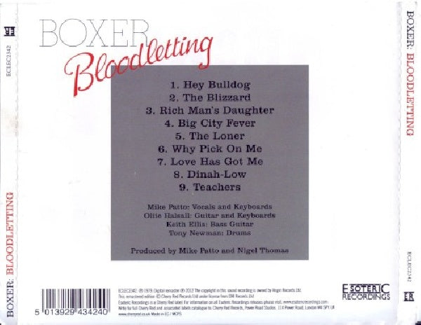 Boxer - Bloodletting (CD) - Discords.nl