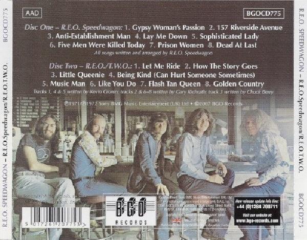 Reo Speedwagon - Reo speedwagon/reo two (CD) - Discords.nl