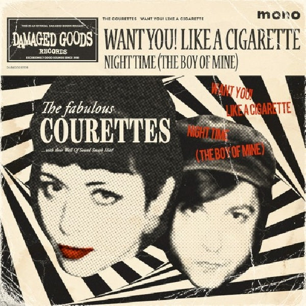 The Courettes - Want you! like a cigarette (12-inch)