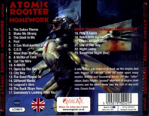 Atomic Rooster - Homework (CD)