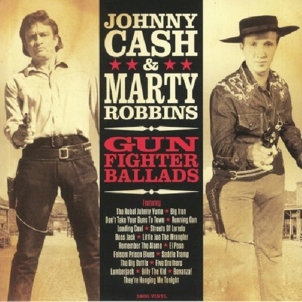 Johnny Cash & Marty Robbins - Gunfighter ballads (LP) - Discords.nl