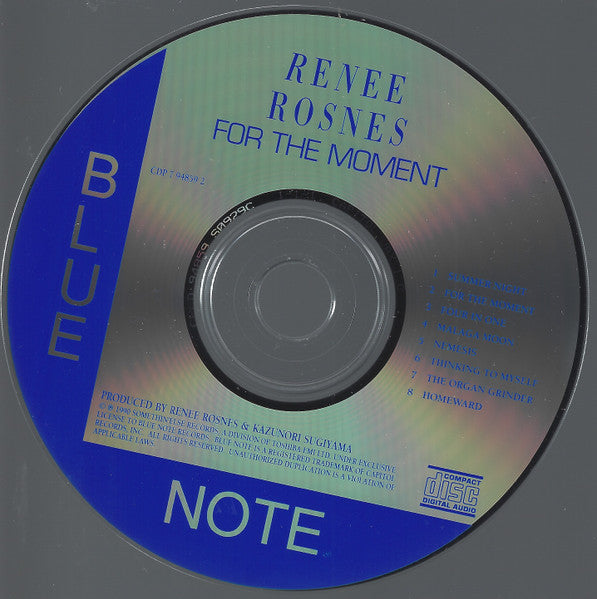 Renee Rosnes - For The Moment (CD Tweedehands)