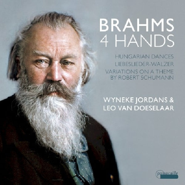 Wyneke Jordans / Leo Van Doeselaar - Brahms 4 hands (CD) - Discords.nl