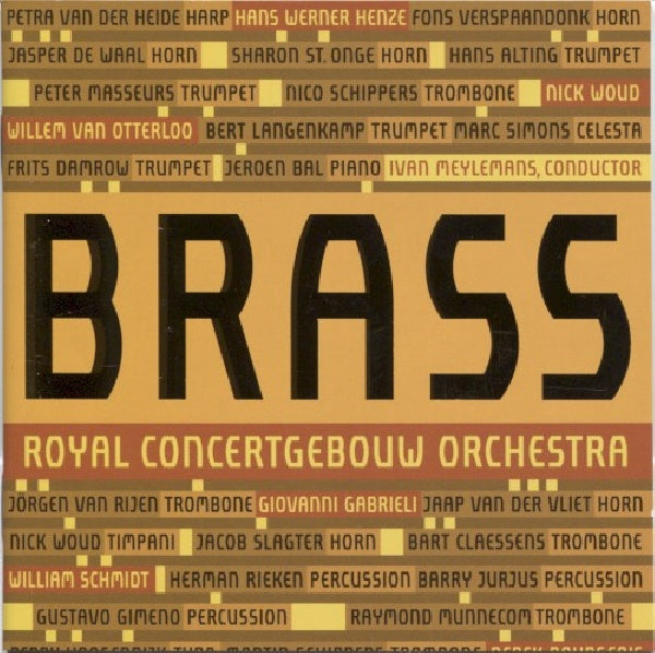 Royal Concertgebouw Orchestra - Brass of the rco (CD) - Discords.nl