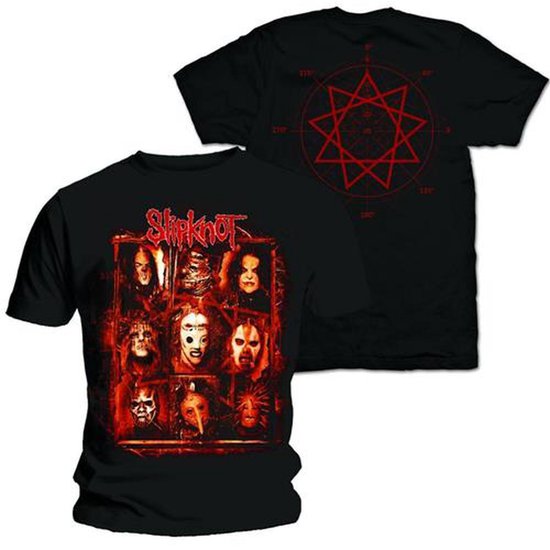 Slipknot =t-shirt= - Rusty face -l- black