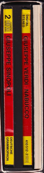 Giuseppe Verdi - Piero Cappuccilli, Placido Domingo, Evgeny Nesterenko, Ghena Dimitrova, Lucia Valentini Terrani, Chor der Deutschen Oper Berlin & Orchester Der Deutschen Oper Berlin, Giuseppe Sinopoli - Nabucco (CD)