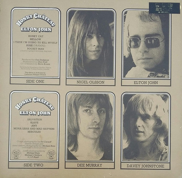 Elton John - Honky Château (LP Tweedehands) - Discords.nl