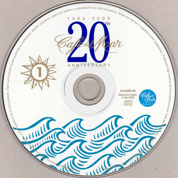 Various - Café Del Mar - 20th Anniversary (1980-2000) (CD Tweedehands)