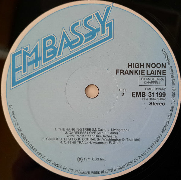 Frankie Laine - High Noon (LP Tweedehands)