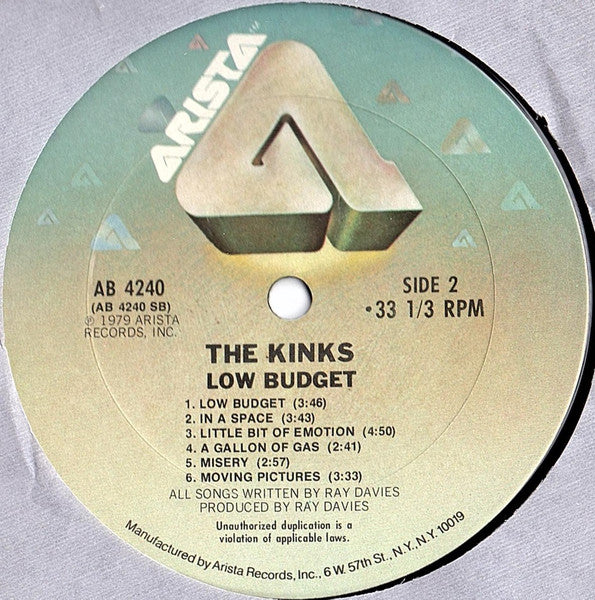 Kinks, The - Low Budget (LP Tweedehands)