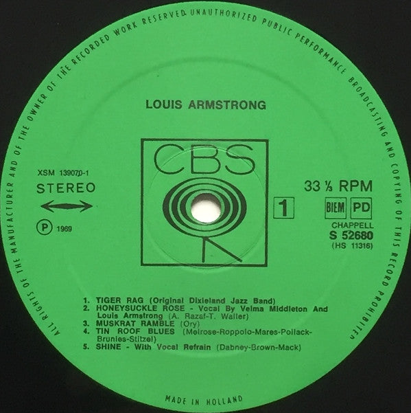 Louis Armstrong - Louis Armstrong (LP Tweedehands)