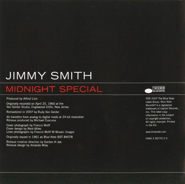 Jimmy Smith, Stanley Turrentine, Kenny Burrell, Donald Bailey - Midnight Special (CD Tweedehands)