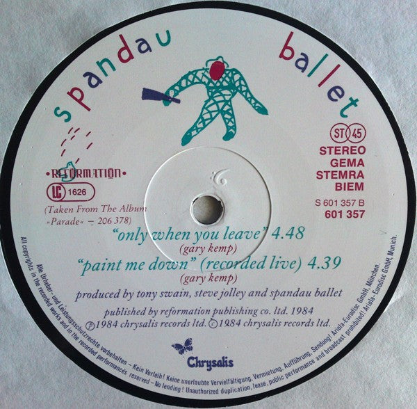 Spandau Ballet - Only When You Leave (12" Tweedehands)