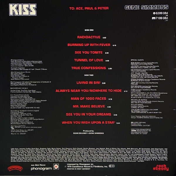 Kiss, Gene Simmons - Gene Simmons (LP Tweedehands)