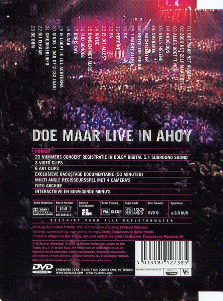 Doe Maar - Hees Van Ahoy (DVD Tweedehands)