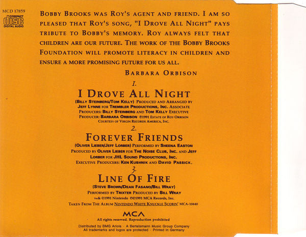 Roy Orbison - I Drove All Night (CD Tweedehands)