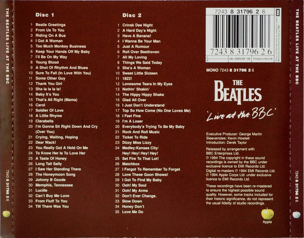 Beatles, The - Live At The BBC (CD)